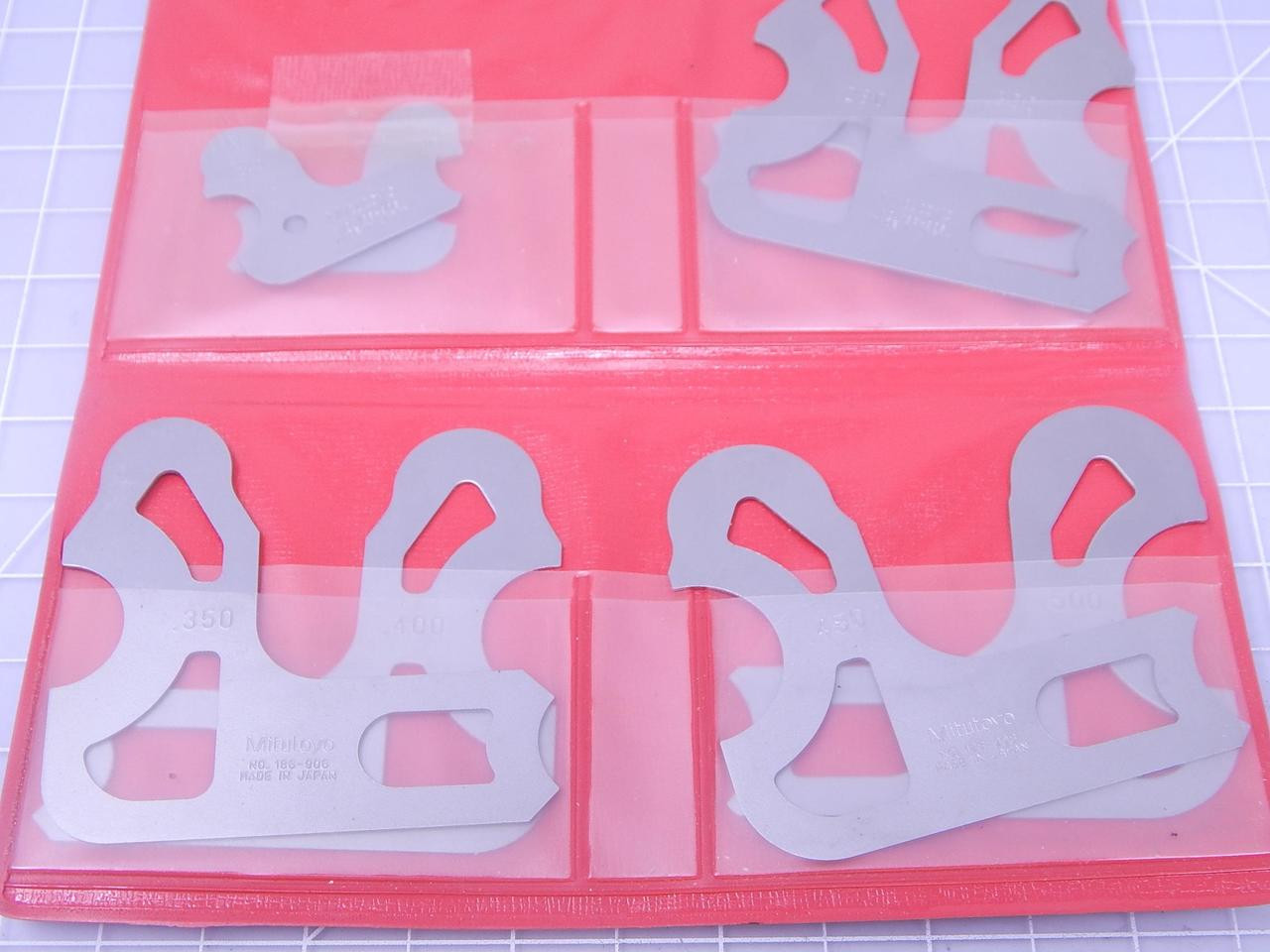 Mitutoyo Radius Gage Set T127790 OCO Industrial